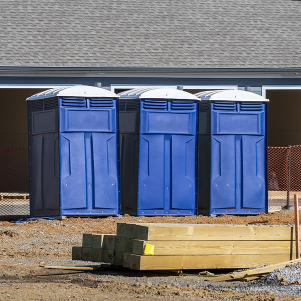 are there any restrictions on where i can place the porta potties during my rental period in Uhland TX
